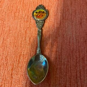 Vintage Walt Disney Mickey and Minnie Souvenir Spoon